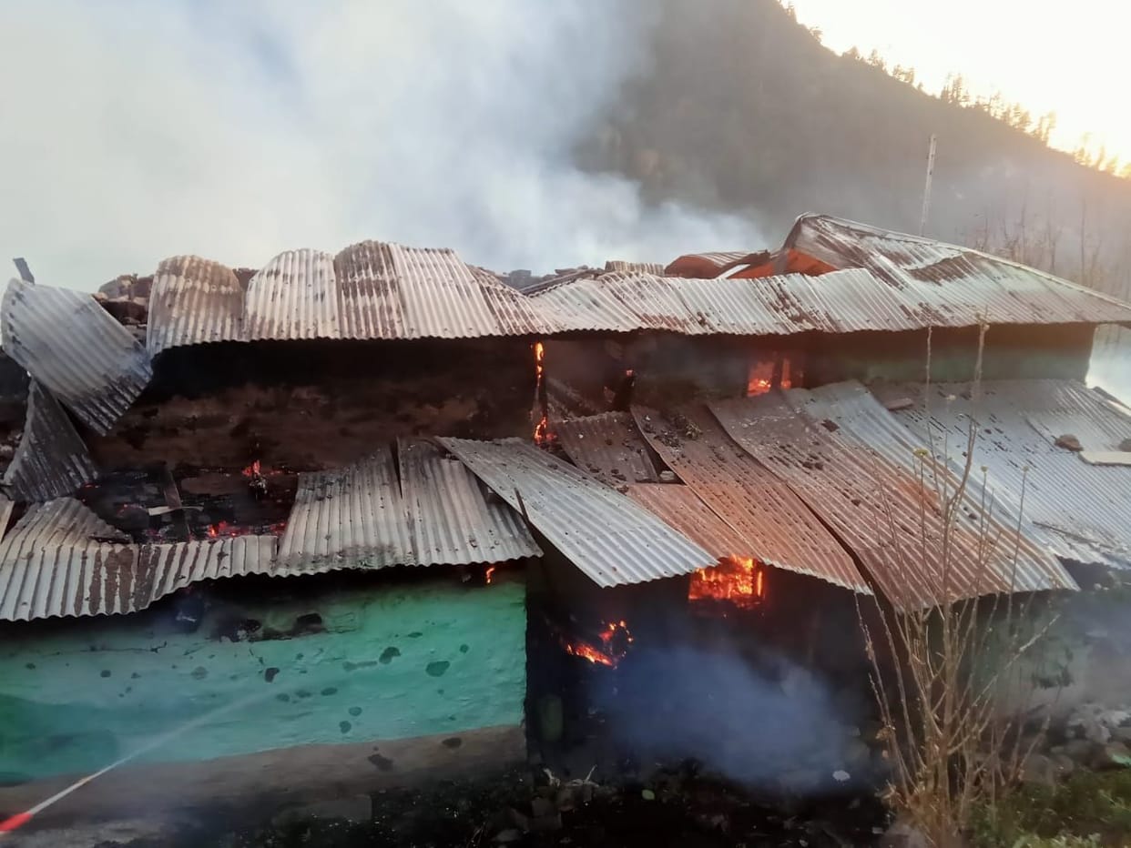house on fire