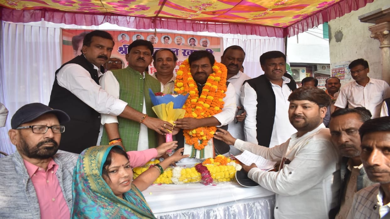 Congress state president Brijlal Khabri reached Prayagraj, discussion regarding civic elections