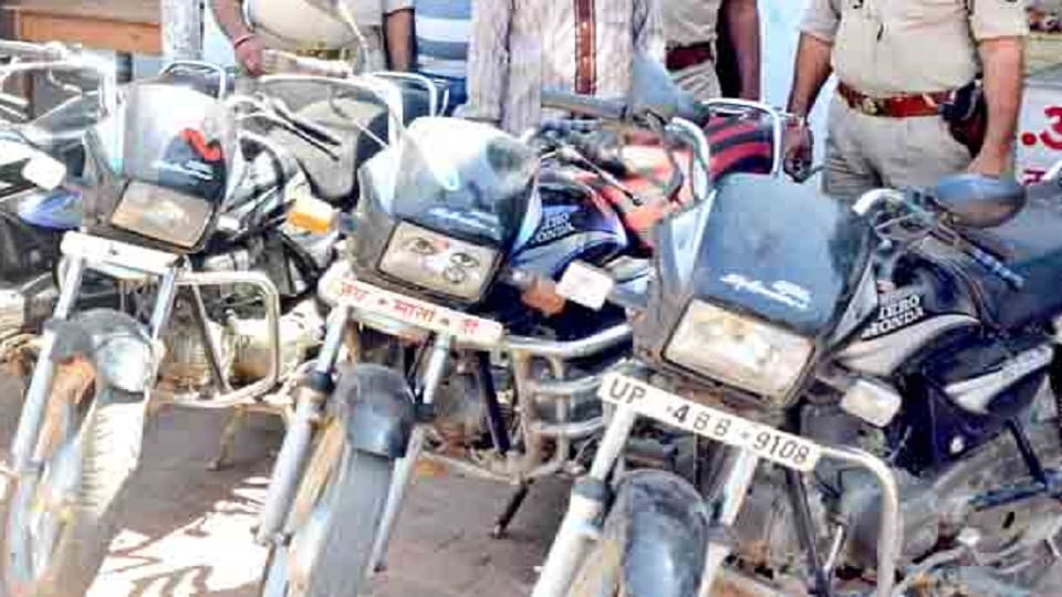 bike was stolen again this time thieves took it away from warehouse of police station