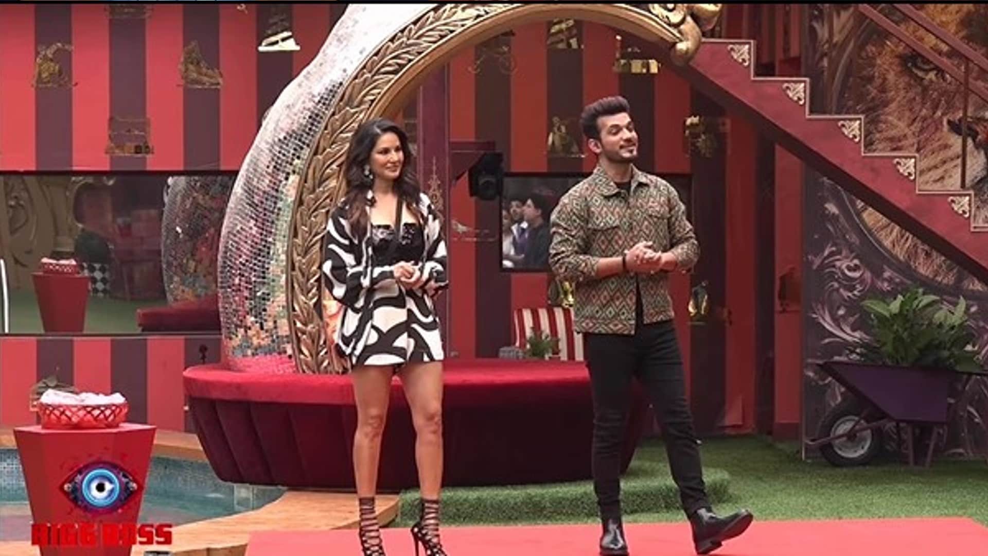 Bigg Boss 16 shukrawar ka vaar Salman Khan danced with Sunny Leone on Dabangg song Munni Badnaam Hui