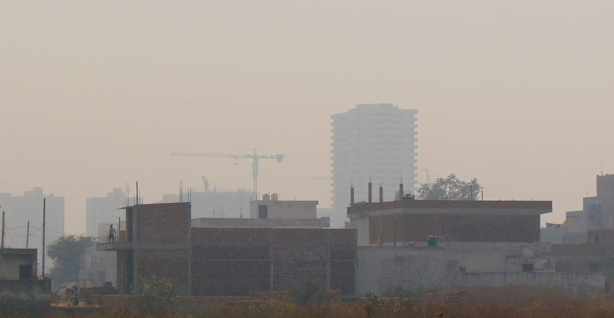 Once again AQI reached 313, pollution increased eye irritation