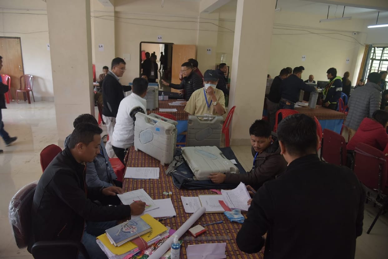 More than 75 percent voting in Sikkim Panchayat election, counting of votes on Saturday