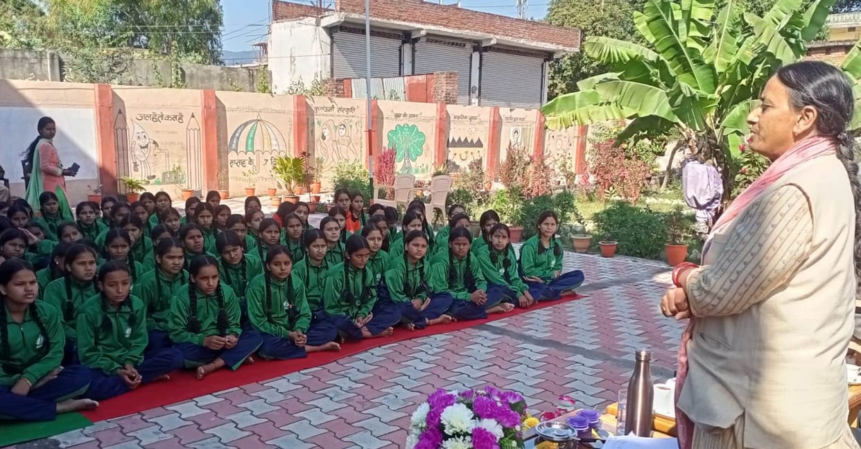 Inspection of Kasturaba School