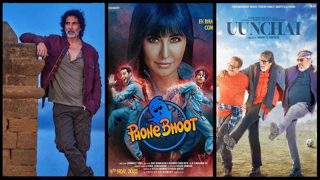 Thursday Box Office Report Janhvi Mili Katrina Phone Bhoot Rishabh Shetty Kantara Ram Setu Uunchai prediction