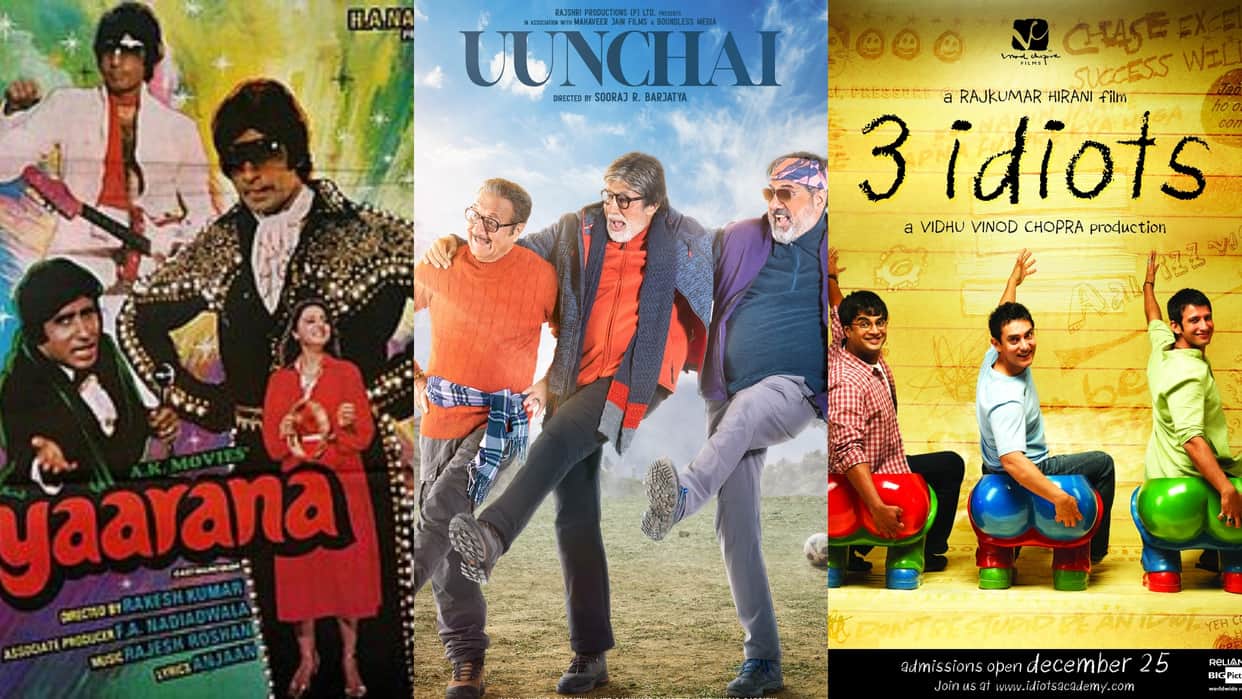 Unchai Before amitabh bachchan film These Movies shows Friendship 3 Idiots Yaarana Zindagi Na Milegi Dobara