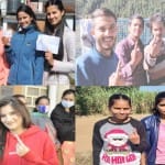 युवाओं ने मतदान करने में दिखाया उत्साह