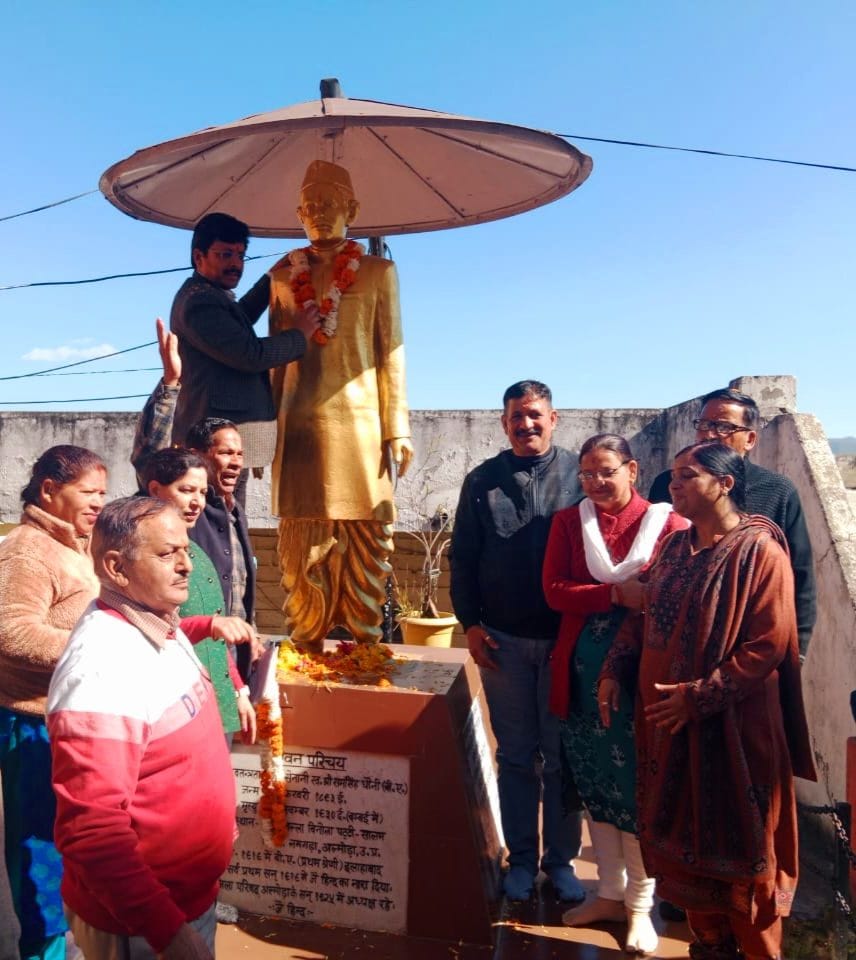 Memory of Ram Singh Dhauni in Almora