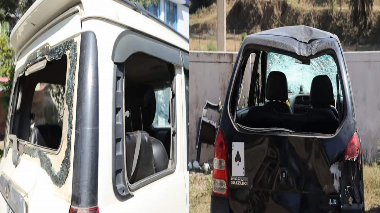 himachal election 2022, Congress and BJP workers clashed in Gagret's Abhaypur, two injured