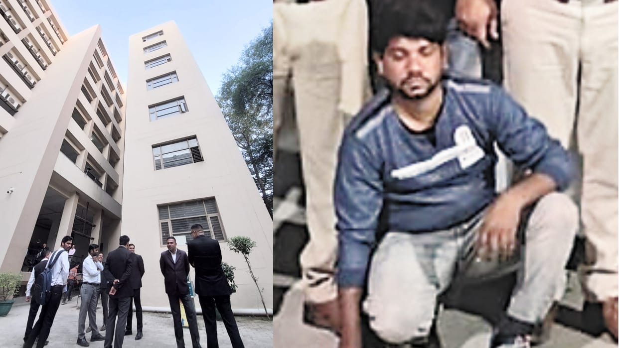 Man Accused of Murdering Girlfriend Dies After Jumping from 6th Floor of Faridabad Court Complex News in Hindi