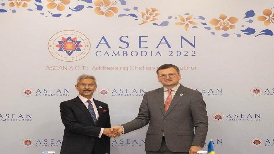 Jaishankar met Ukrainian Foreign Affairs Minister Kuleba in Phnom Penh