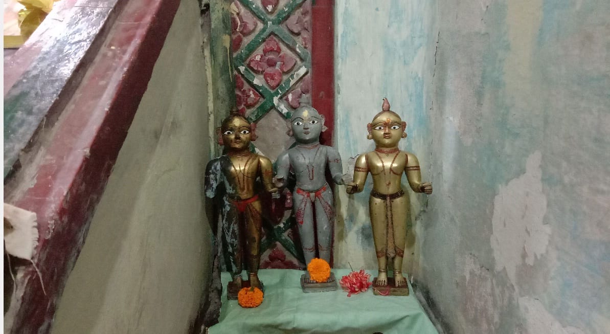 Ram, Lakshman and Janaki returned to the temple after 11 years of exile in Kanpur Dehat