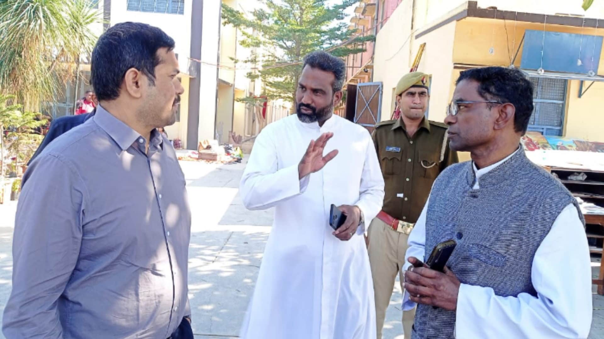 Historic Sardhana Church bathed in colorful lights, special prayers begin