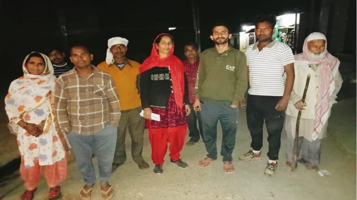 Earthquake tremors were felt in the Bijnor district and people are in panic
