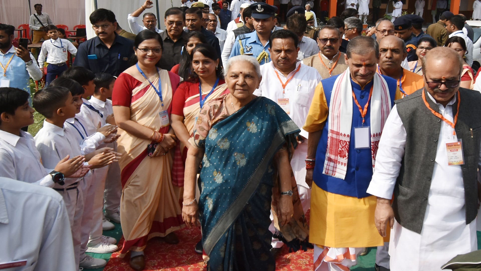 Governor Anandiben reached Sangamnagari, inaugurated cultural festival in Jwala Devi