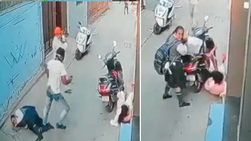 Incident of robbery in Tarn Taran caught on CCTV