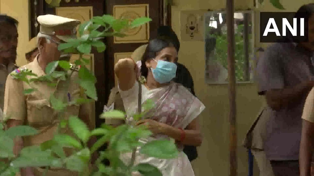 Nalini Sriharan one of six convicts in assassination of former PM Rajiv Gandhi released from Vellore Jail