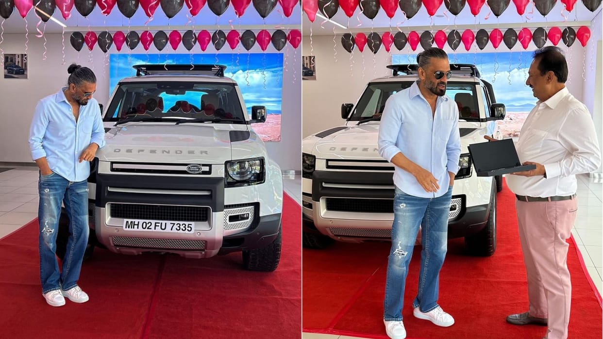 Bollywood actor Suniel Shetty buys Land Rover Defender 110 SUV Know Price Features Specs News in Hindi