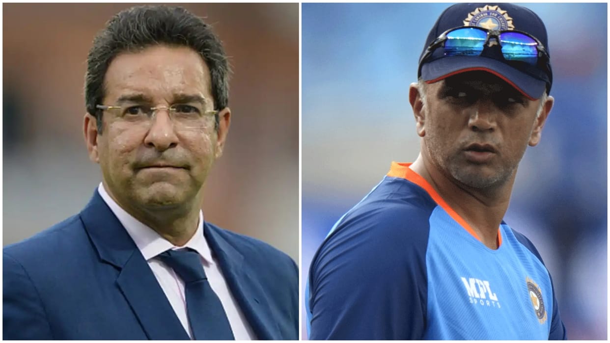 Wasim Akram on Rahul Dravid No Overseas Leagues statement; India exit after T20 World Cup 2022