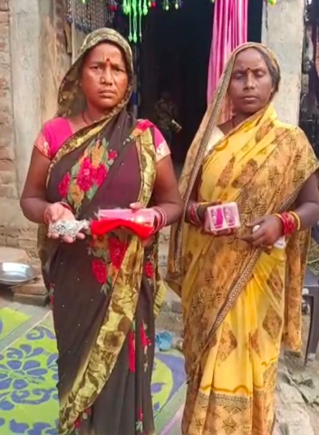 For treatment of son mother sold ornaments father mortgaged land