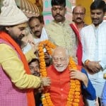 अयोध्या पहुंचे प्रह्लाद मोदी।