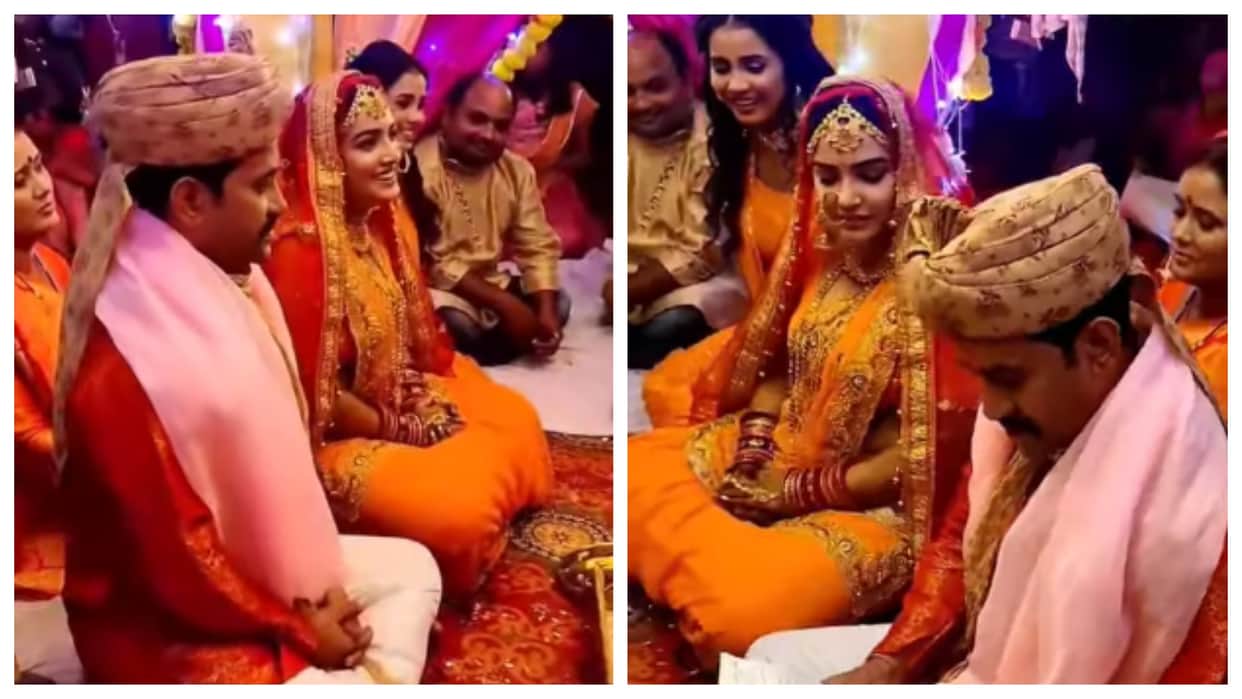 Bhojpuri star Amrapali Dubey Dinesh Lal Yadav Nirahua Wedding Video viral on social media know about truth