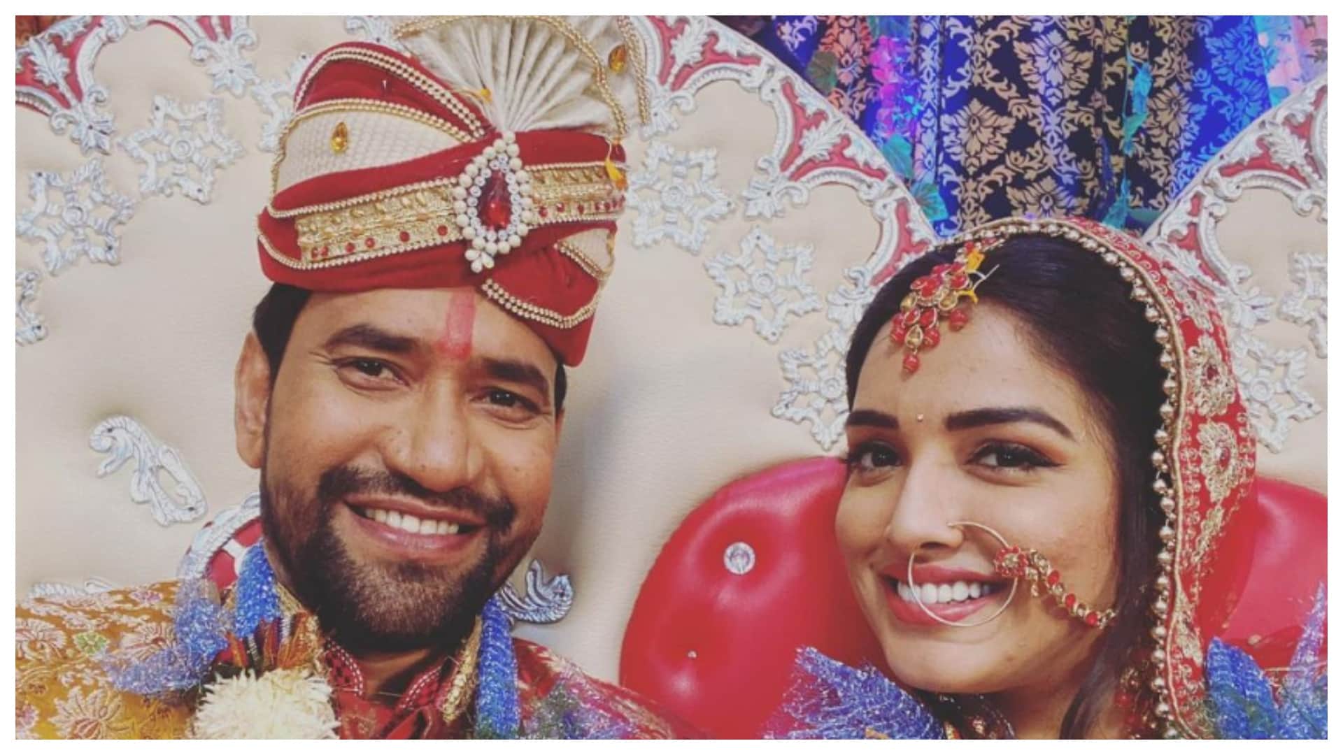 Bhojpuri star Amrapali Dubey Dinesh Lal Yadav Nirahua Wedding Video viral on social media know about truth