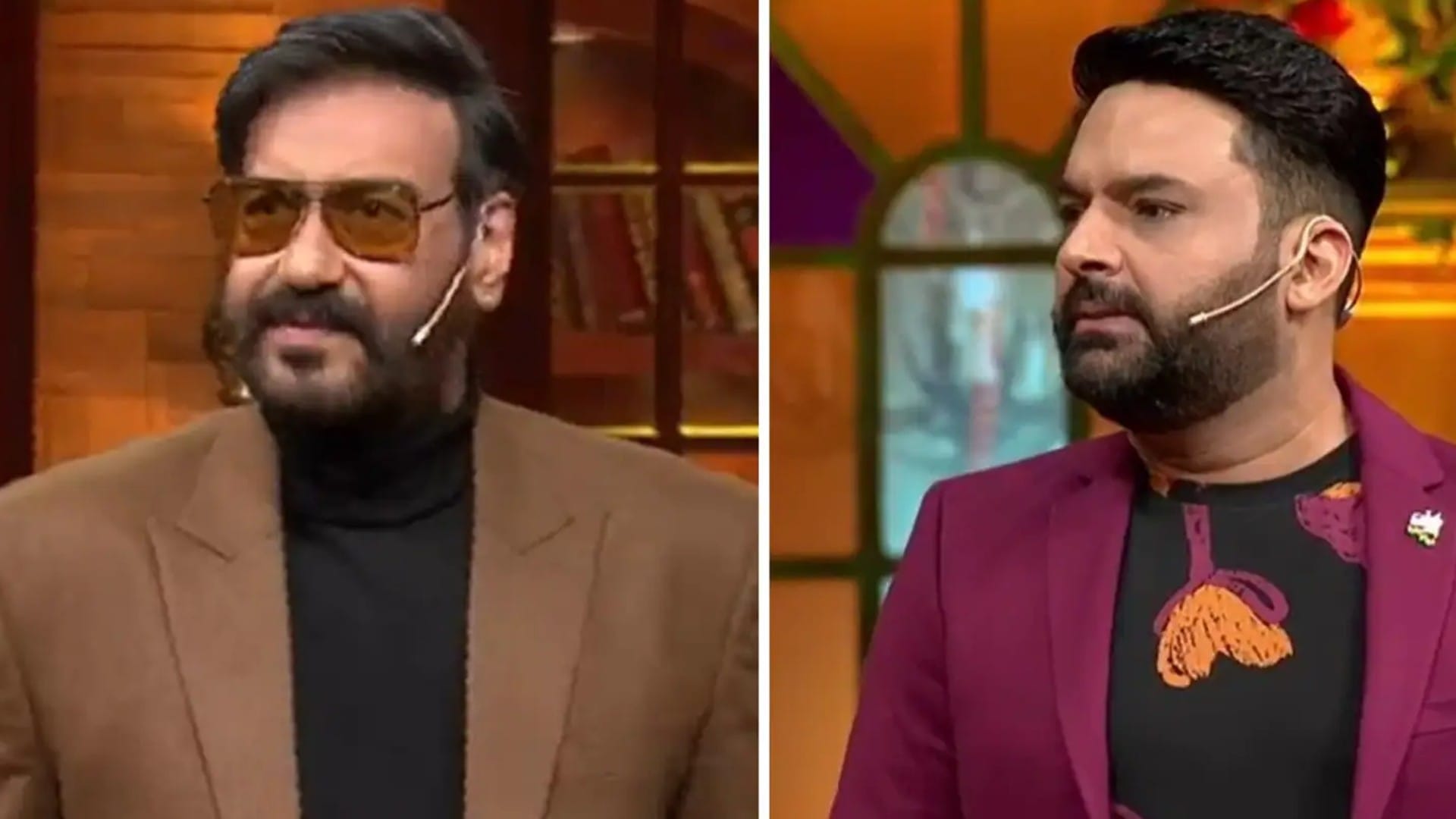 Ajay Devgn Tabu reached on The Kapil Sharma Show to Promote Drishyam 2