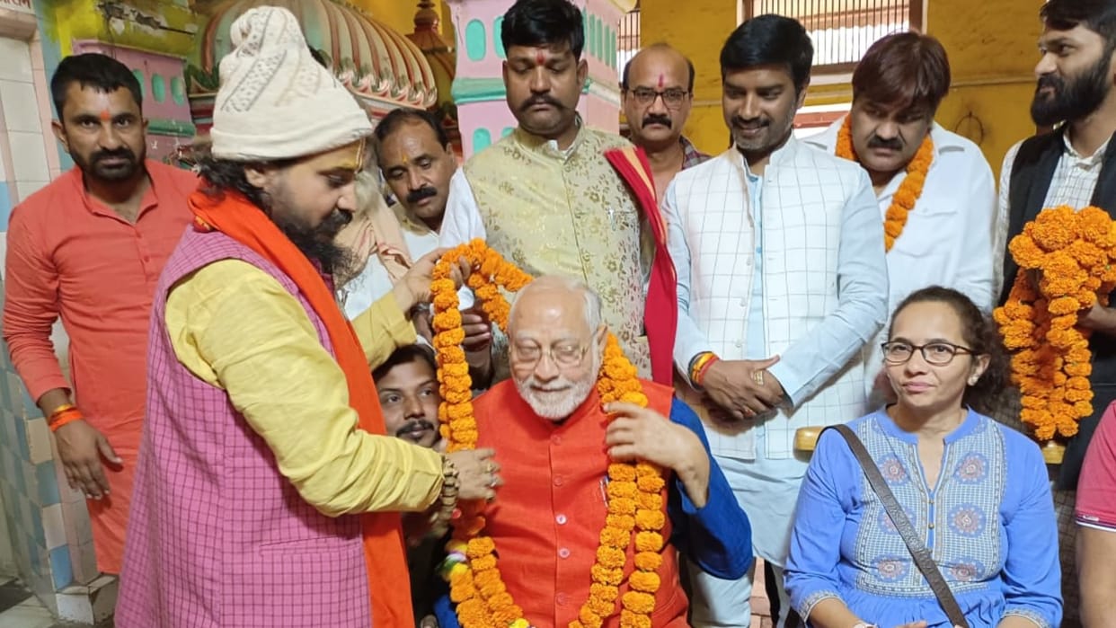 Prahlad Modi visits Ayodhya on Sunday.