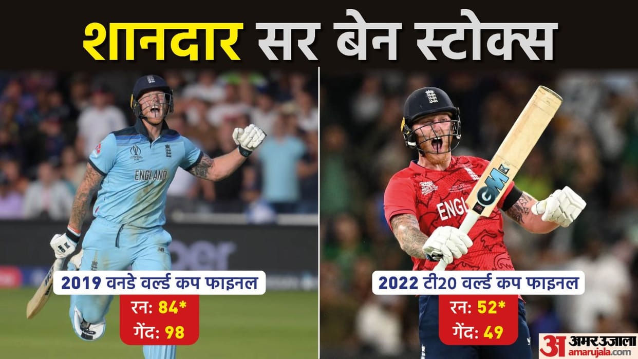 PAK vs ENG t20 world cup final 2022 Ben Stokes the new King of English cricket won two world cup in three year
