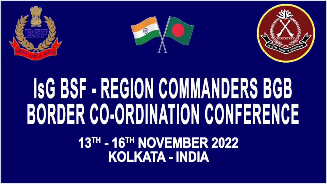 Border Security Force IG level meeting between Regional Commander Border Guard Bangladesh from today in Kolkat
