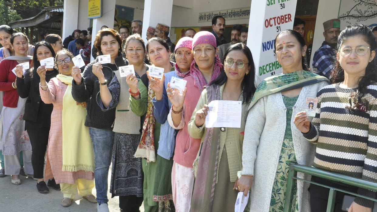himachal election 2022 Himachal breaks voting record bumper voting record 75.6 percent