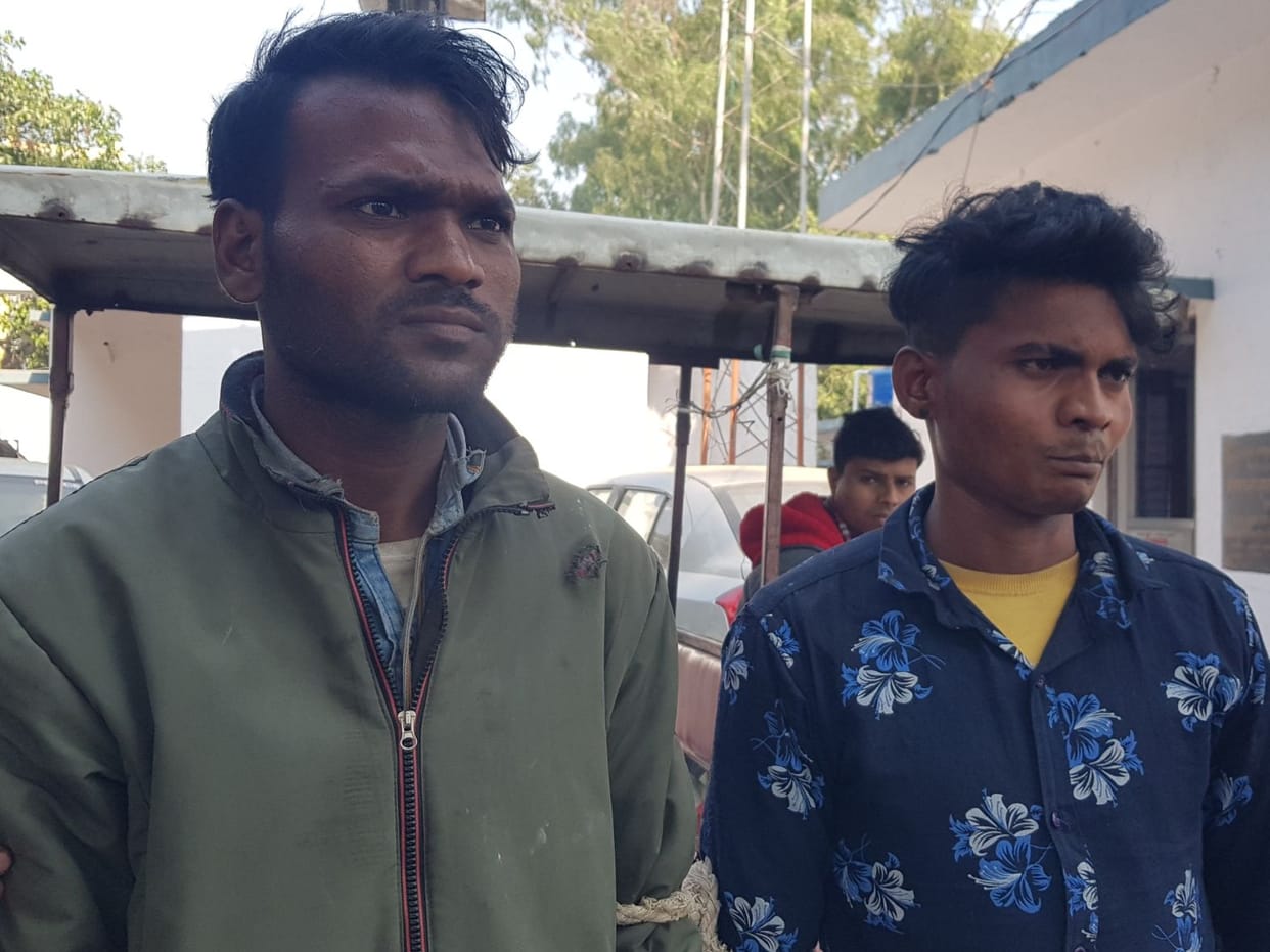 Two accused arrested for robbing a woman