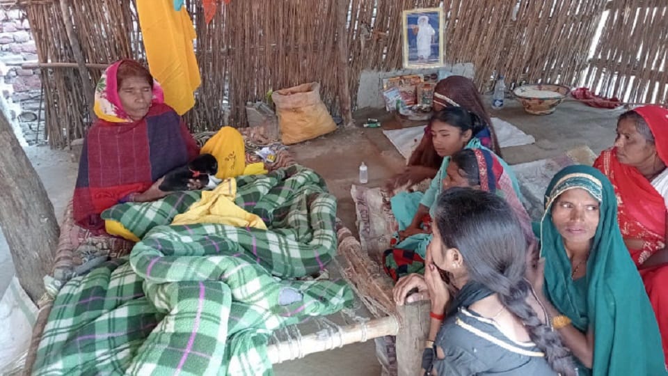 Elderly woman claims to have given birth to a puppy in Badaun s Sahaswan