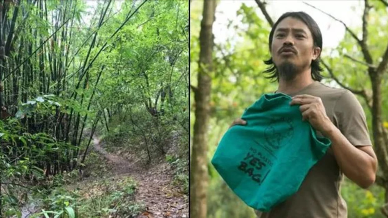 Moirangthem Loiya converted 300 acres barren land into forest started plantation two decades ago