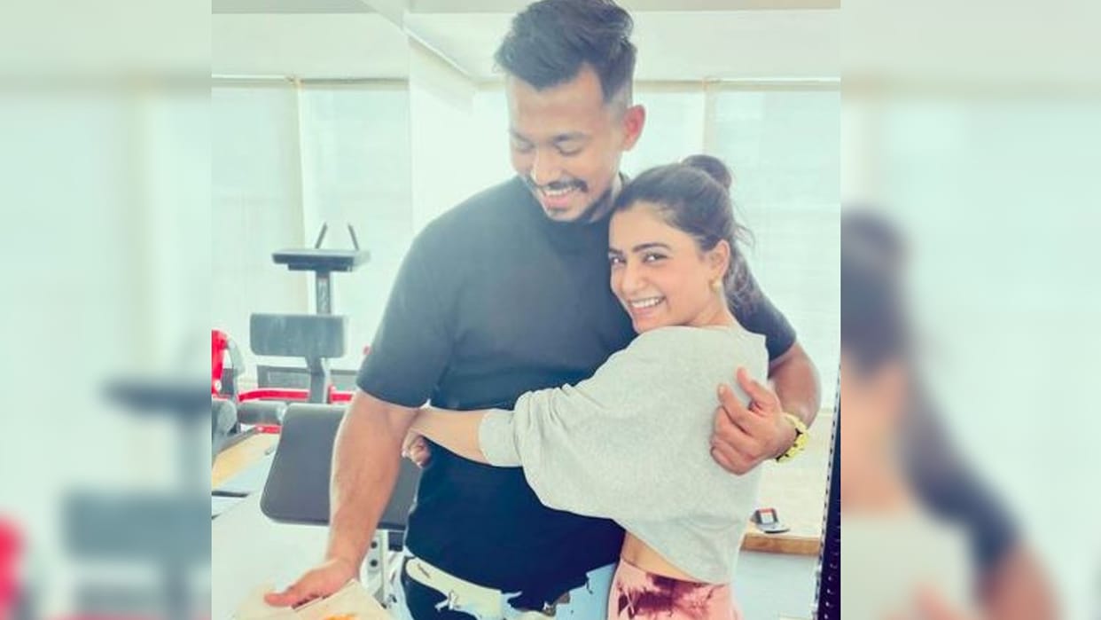 Yashoda actress Samantha Ruth Prabhu gets Jalebi treat from her trainer actress shared video