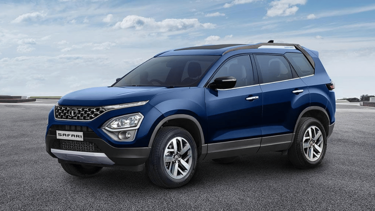 tata mid size suv safari facelift spotted during road testing, know features engine design and other updates