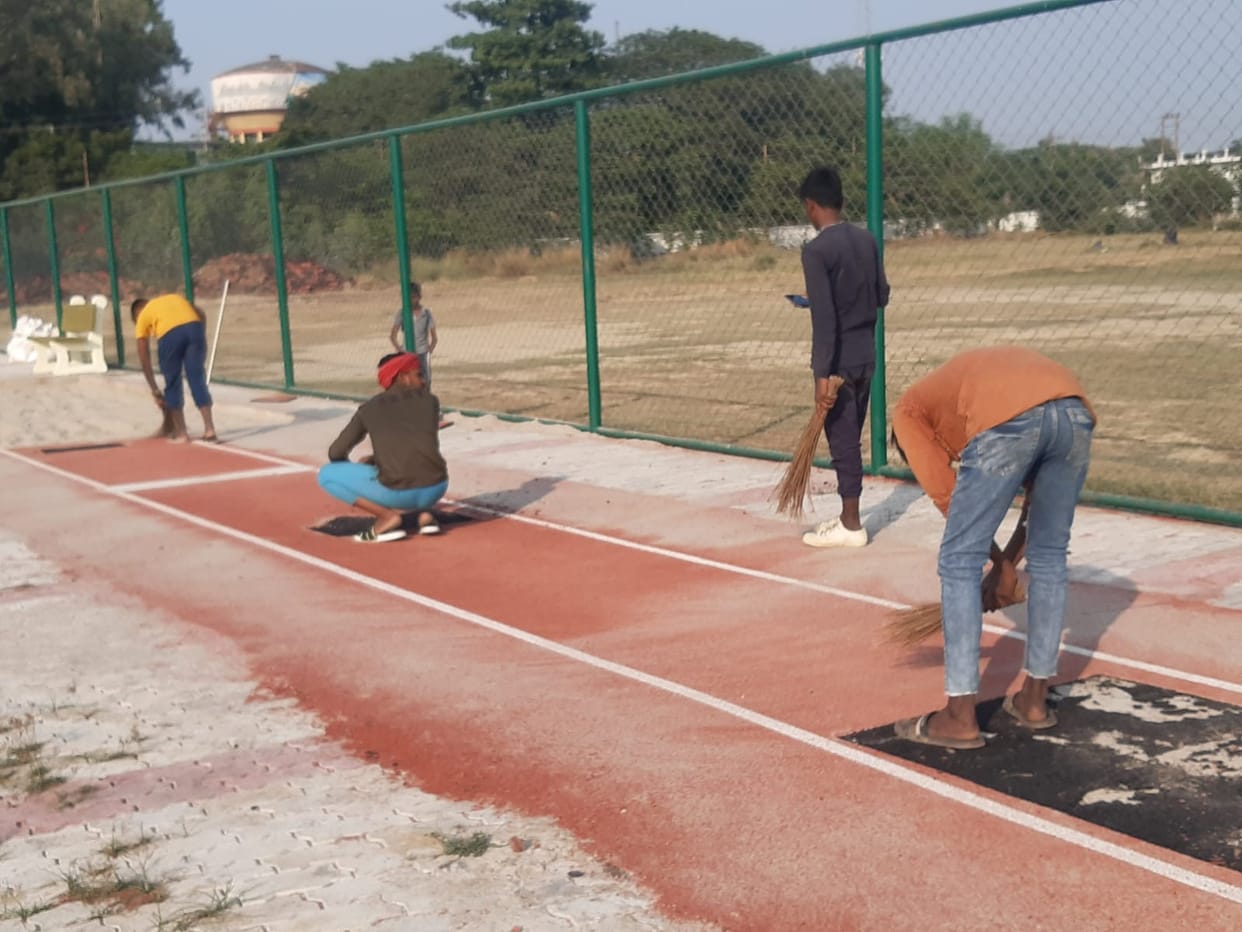 Lalpur Stadium Varanasi: PMO took cognizance of crack in synthetic track