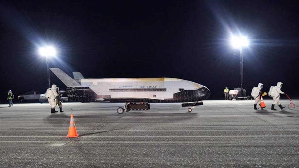 US military space plane landed after spending 908 days in orbit, sixth mission, conducting science experiments