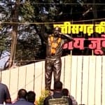 संघ प्रमुख मोहन भागवत ने जशपुर में किया स्व. दिलीप सिंह जूदेव की प्रतिमा का अनावरण।