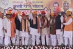झज्जर के  कुलाना में सम्राट पृथ्वीराज चौहान की प्रतिमा के अनावरण समारोह में पहुंचे रक्षामंत्री
