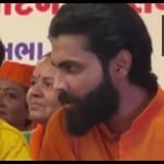 पत्नी रिवाबा जडेजा के साथ रविंद्र जडेजा।