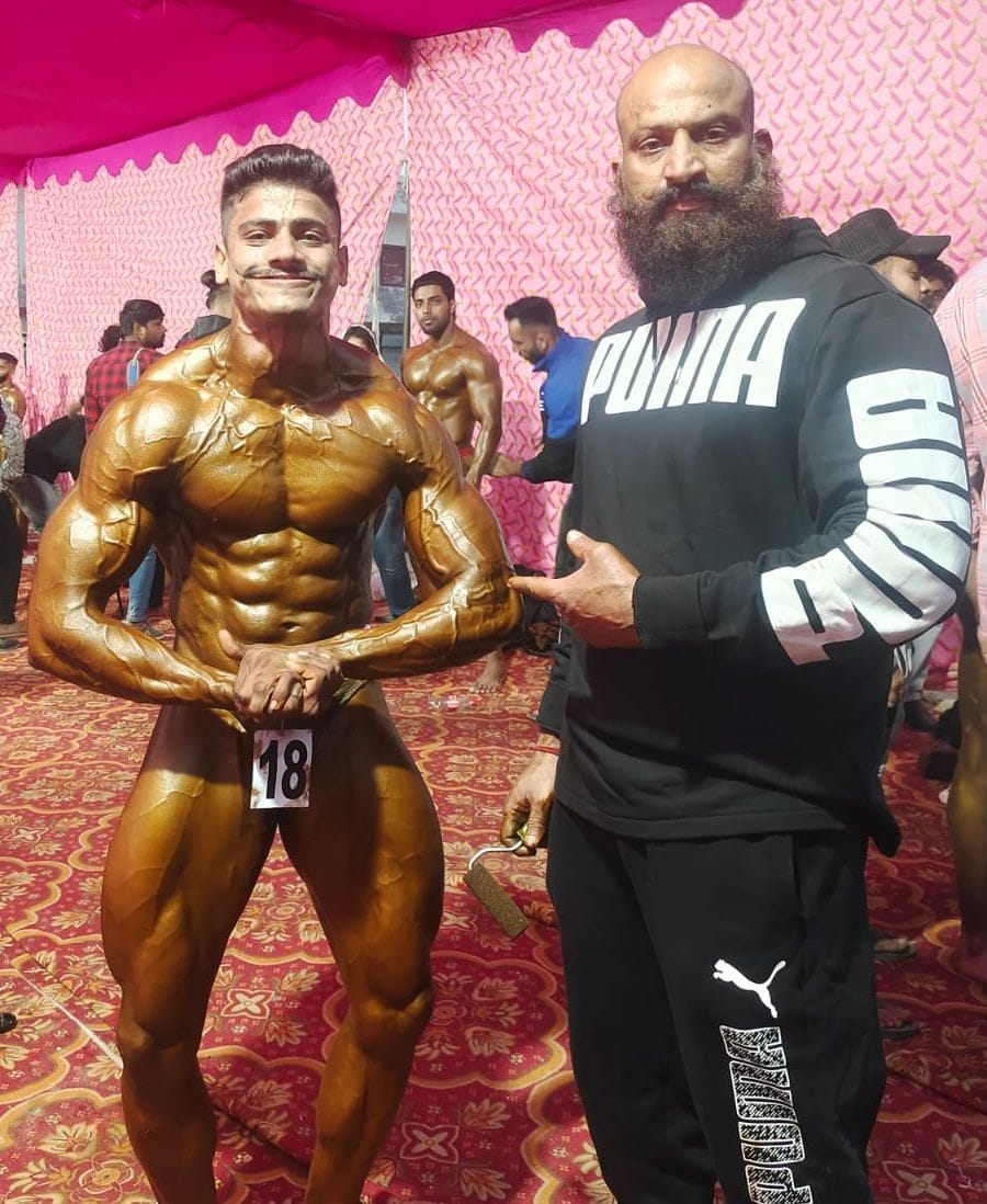 Amit Jogi won the North India Championship in Body Building