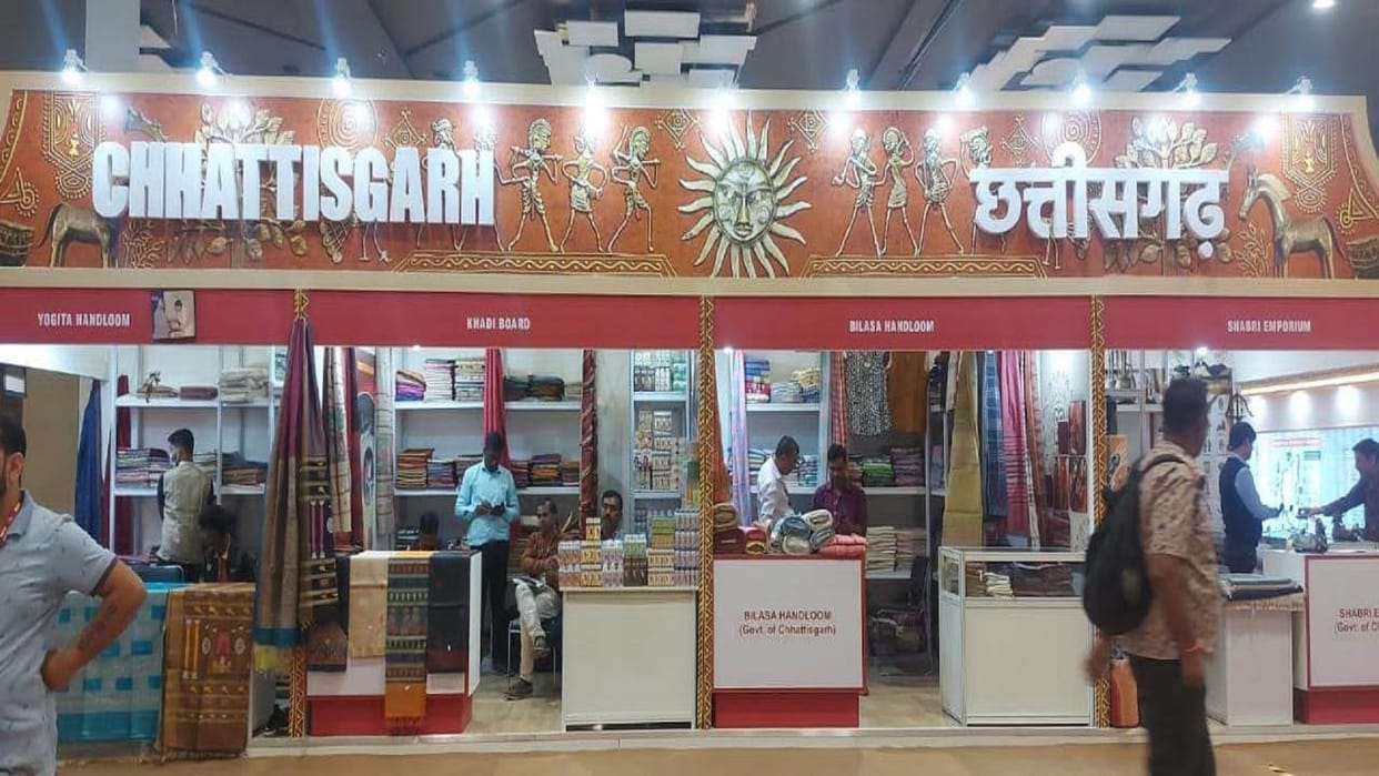 chhattisgarh's pavilion built in international trade fair in delhi