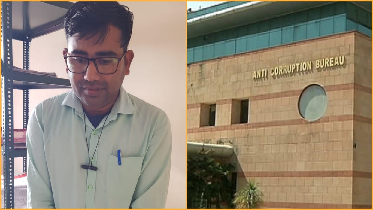 ACB arrested Patwari taking bribe in Jodhpur
