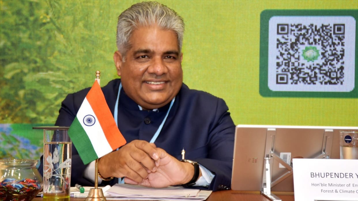environment minister Bhupender Yadav says India undertaking arduous effort to fight climate change