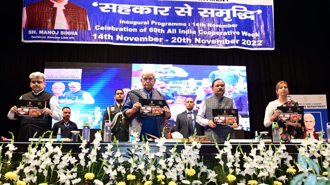 Cooperative Week Celebrations: LG Manoj Sinha said Social Enterprises Important for Inclusive Development of V