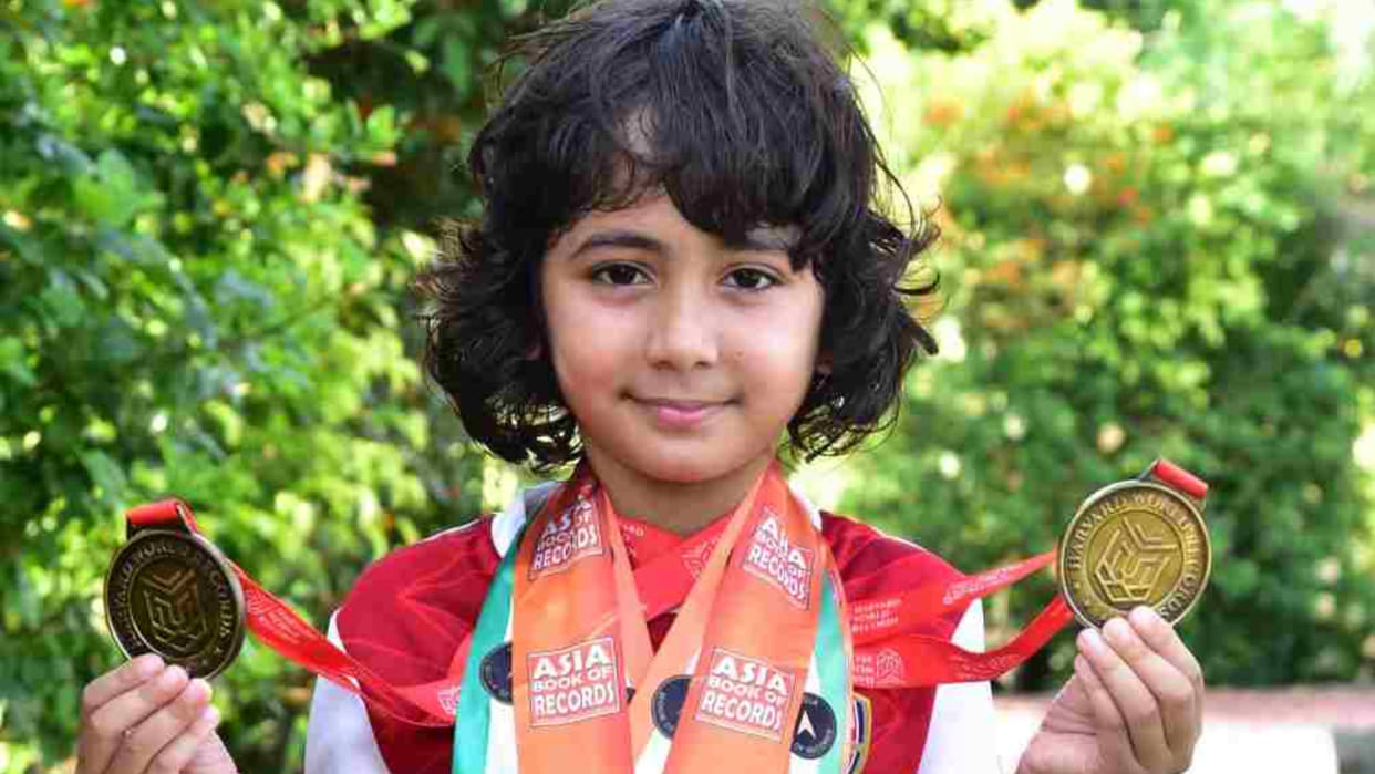 Martin from Haryana made many records at the age of nine
