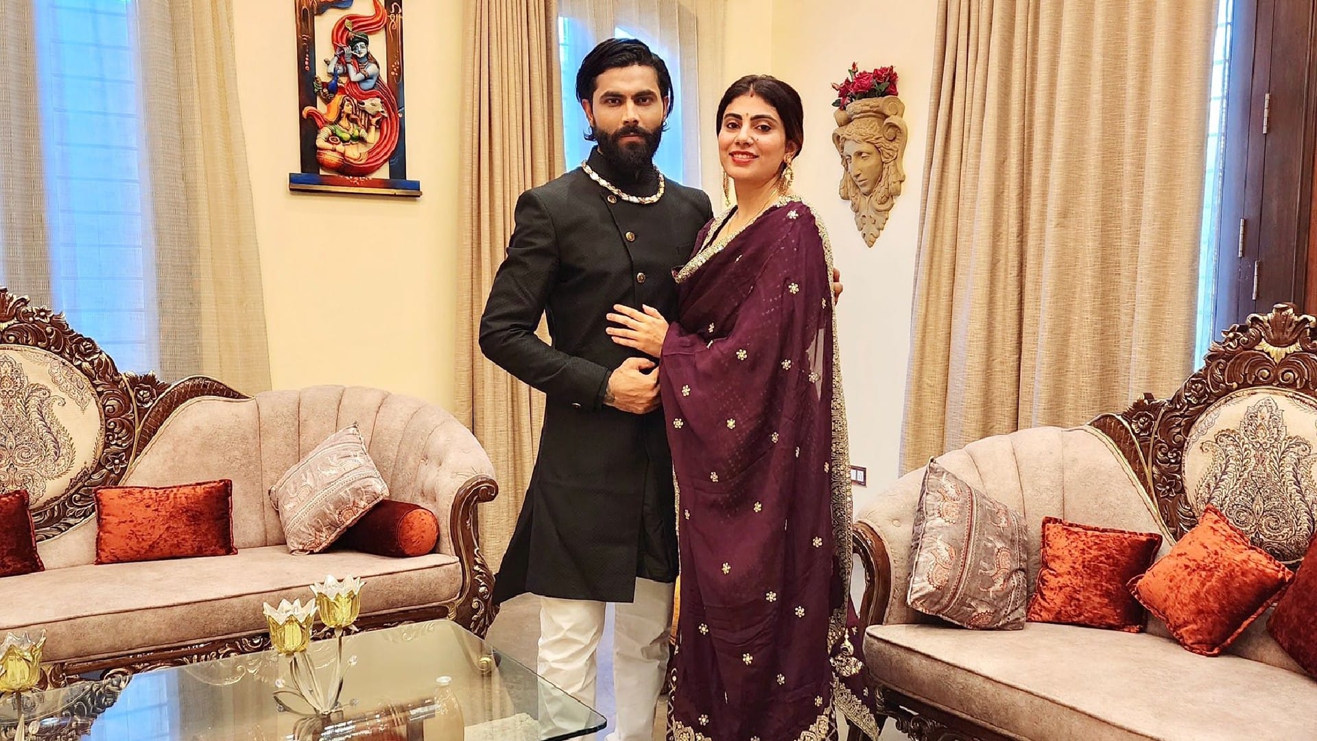 Ravindra Jadeja wife: Ravindra Jadeja's wife Rivaba jadeja is BJP MLA, first meeting and then love, read love