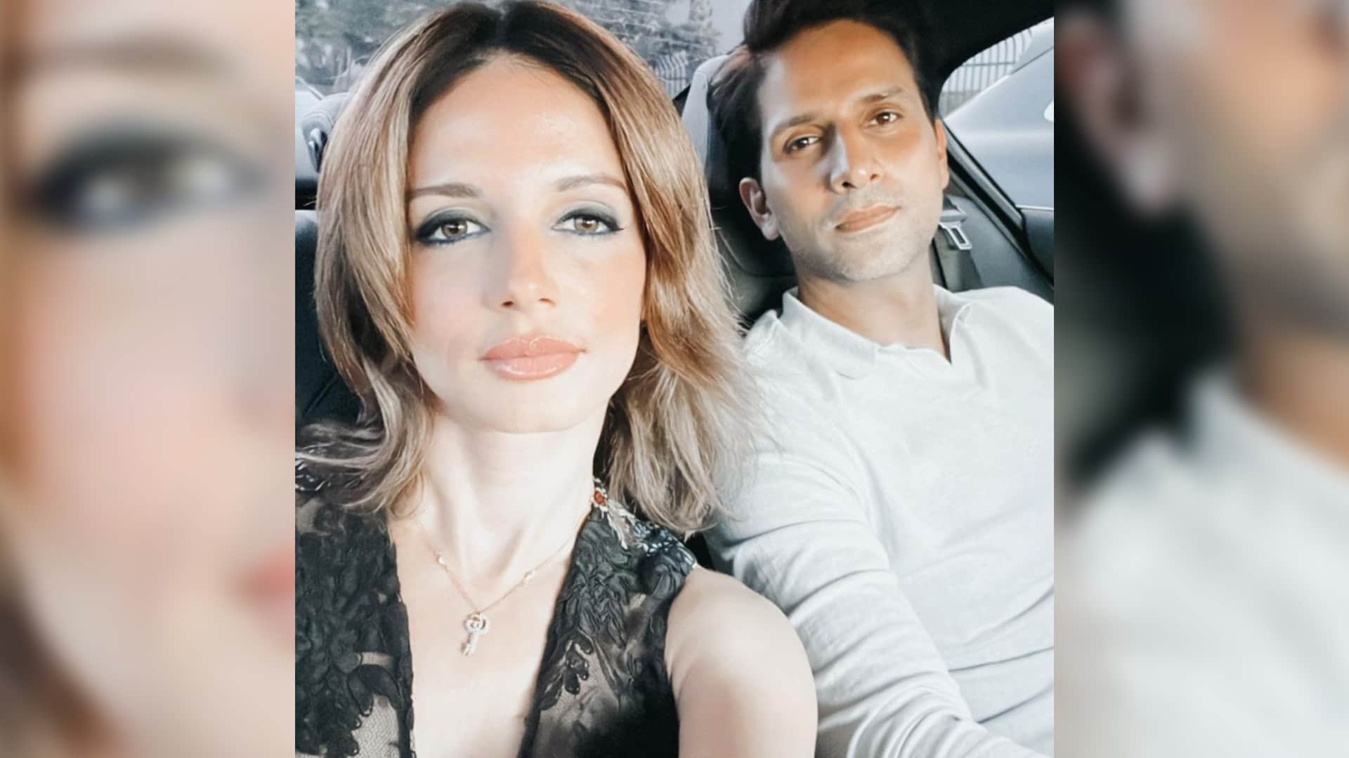 actress Sussanne Khan in relationship with Arslan Goni reposted photo and caption it i love you too baby