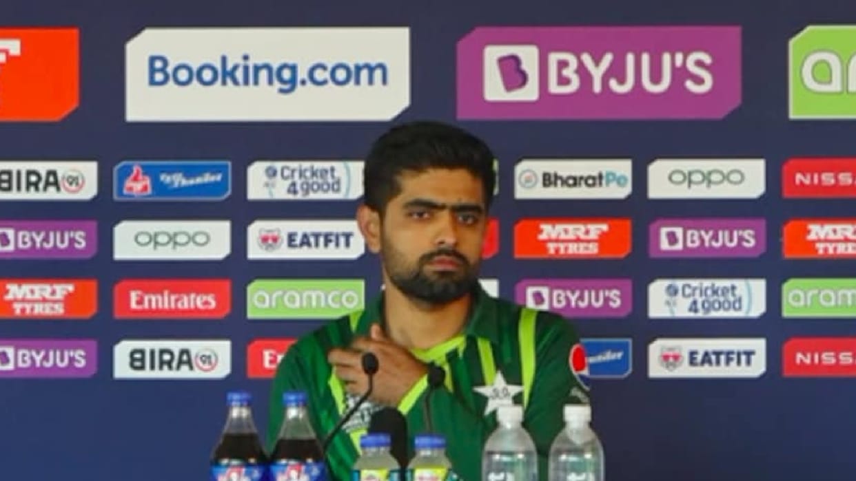 T20 World Cup Pakistan could not bear the question regarding IPL Babar Azam kept silence in press conference